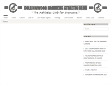 Tablet Screenshot of collingwoodharriers.org